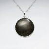 29 mm black wood silver pendant p2069 7683 zoom