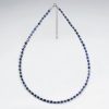 Collier de Perles Lapis Lazuli en Argent 925