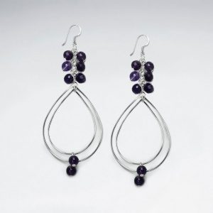 amethyst charms and silver wirework teardrop dangle earrings p4566 13030 zoom