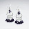 chandelier silver earring with dangling faceted amethyst p1778 7127 zoom